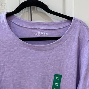 Orvis Light Lavender Crewneck Tee